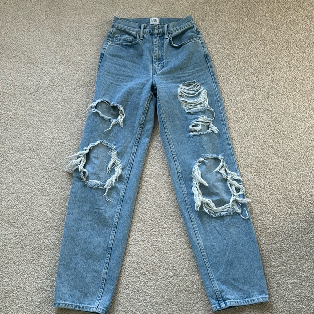 BDG Urban Outfitters women High-Rise Baggy distressed Jeans size 25